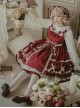 Crisp Crispy Cream Series JSK Pure Color Little High Waist Sweet Lolita Sling Dress