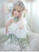 Green Light Forest Series OP Ruffle Classic Lolita Short Sleeve Dress