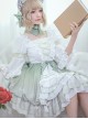 Green Light Forest Series OP Ruffle Classic Lolita Short Sleeve Dress