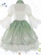 Green Light Forest Series OP Ruffle Classic Lolita Short Sleeve Dress