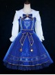 *Star Dream Magic Array* Series JSK Classic Lolita Blue Sling Dress