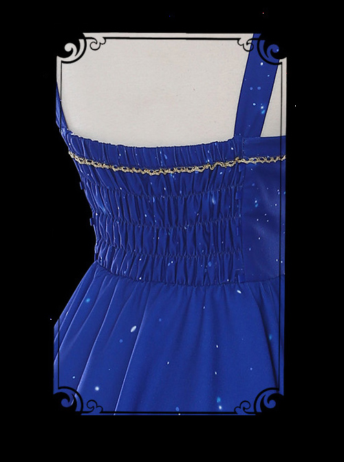 *Star Dream Magic Array* Series JSK Classic Lolita Blue Sling Dress