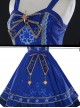 *Star Dream Magic Array* Series JSK Classic Lolita Blue Sling Dress