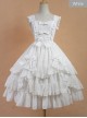 Bronzing Constellation Chiffon Bowknot Classic Lolita Sling Dress