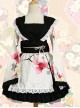 Lace Collar Bowknot Cherry Blossoms Sweet Lolita Kimono