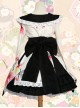 Lace Collar Bowknot Cherry Blossoms Sweet Lolita Kimono