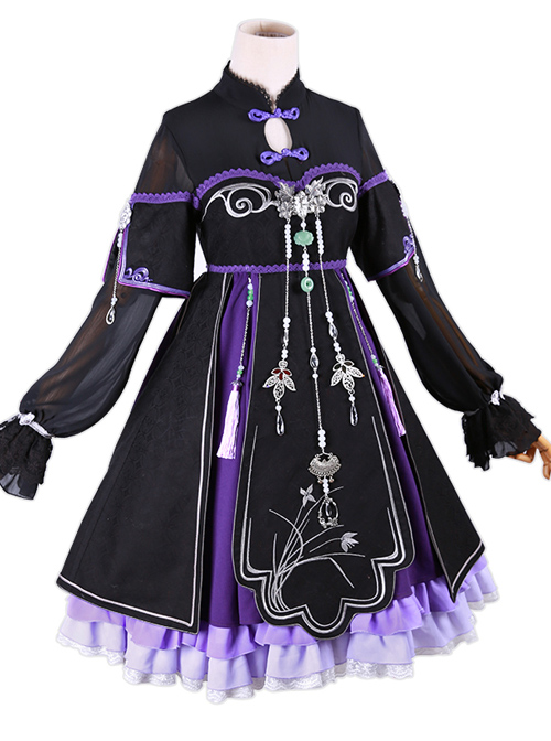 purple lolita dress