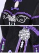 Orchid Grass Embroidery Chinese Style Classic Qi Lolita Purple Dress