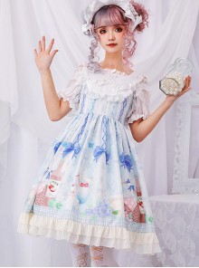 Afternoon Time Series JSK Lace Doll Collar Sleeveless Dress