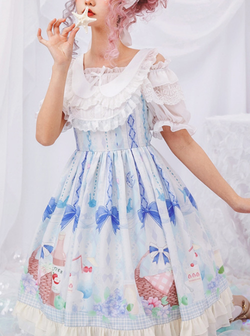 Afternoon Time Series JSK Lace Doll Collar Sleeveless Dress