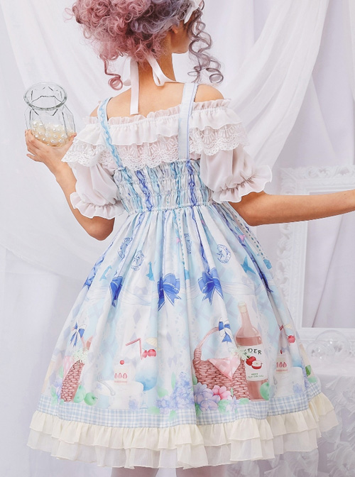 Afternoon Time Series JSK Lace Doll Collar Sleeveless Dress