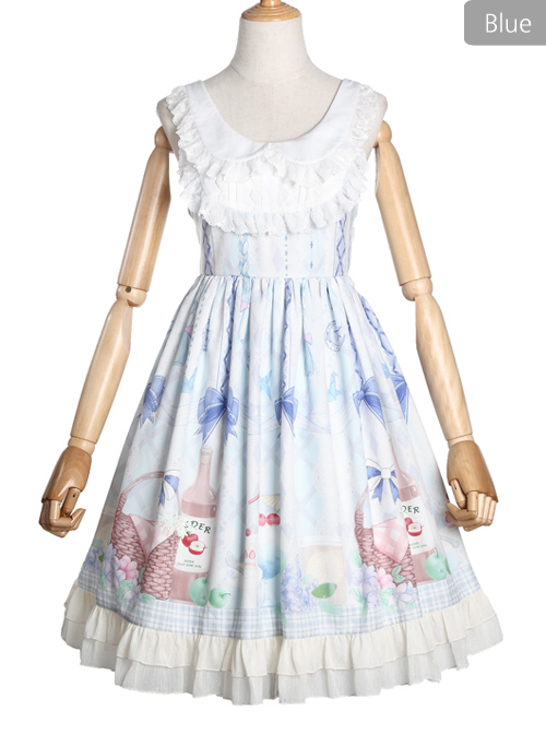 Afternoon Time Series JSK Lace Doll Collar Sleeveless Dress