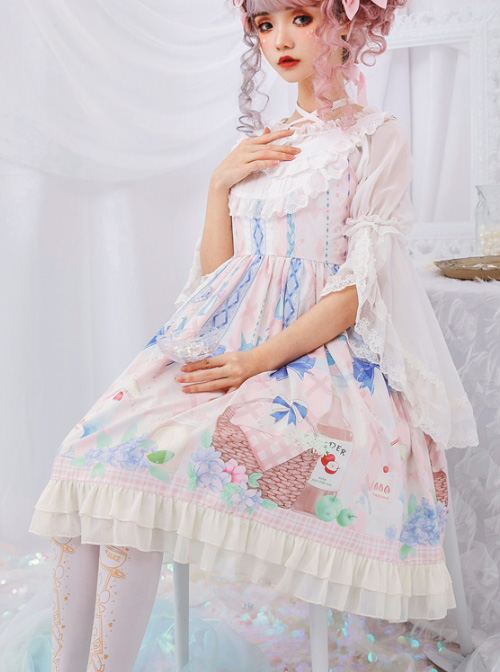 Afternoon Time Series JSK Lace Doll Collar Sleeveless Dress