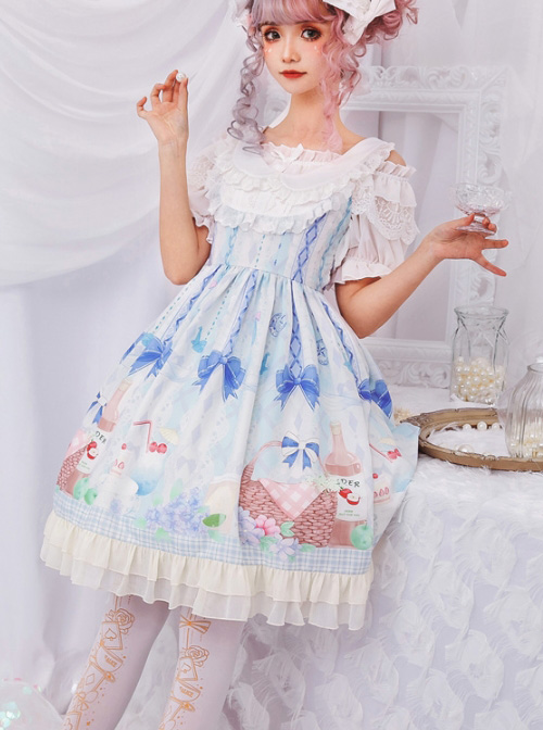 Afternoon Time Series JSK Lace Doll Collar Sleeveless Dress