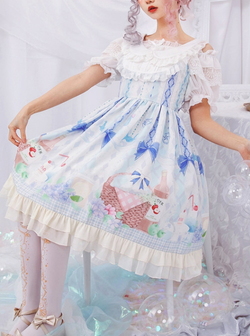 Afternoon Time Series JSK Lace Doll Collar Sleeveless Dress