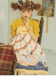 Cute Hamster Printing Yellow JSK Sweet Lolita Sling Dress