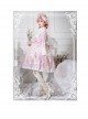 November's ode Series OP Cute Printing Sweet Lolita Trumpet Sleeve Dress