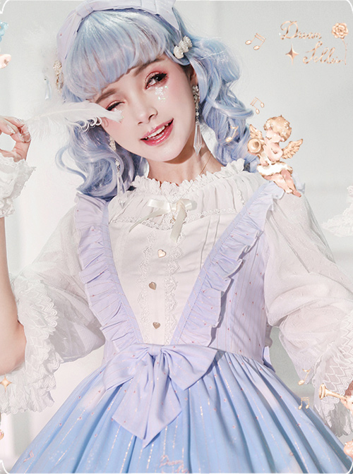 November's ode Series JSK Cute Printing Sweet Lolita Sling Dress