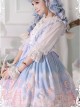 November's ode Series JSK Cute Printing Sweet Lolita Sling Dress