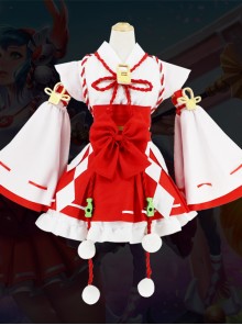 Game Character Cosplay Costumes Sweet Lolita Improved Kimono