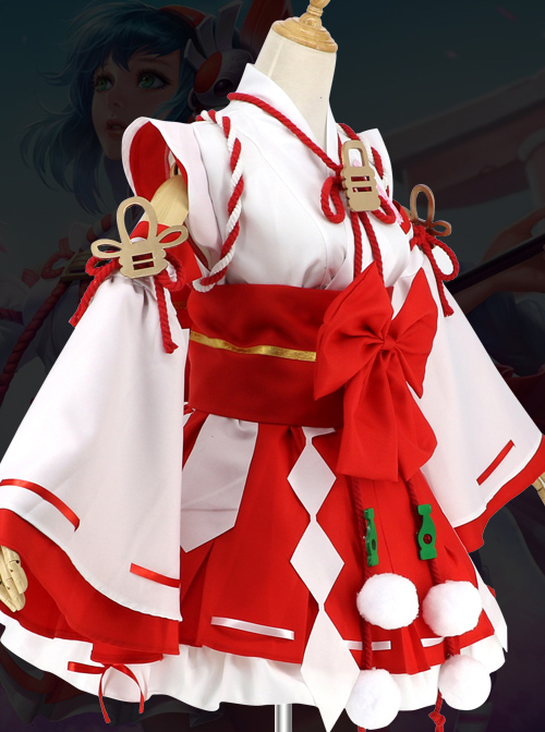 Game Character Cosplay Costumes Sweet Lolita Improved Kimono