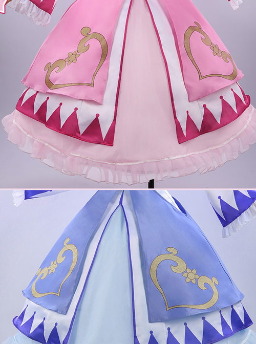 Gemini Princess Series Cosplay Costumes Pink Or Blue Sweet Lolita Dress Set