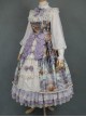 Dusk Of The Gods Series Elegant Retro Classic Lolita Long Sleeve Long Dress