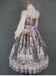 Dusk Of The Gods Series Elegant Retro Classic Lolita Long Sleeve Long Dress
