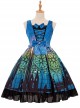 Magic Tea Party City Of Aurora Series JSK Blue Classic Lolita Sleeveless Dress