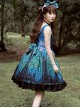 Magic Tea Party City Of Aurora Series JSK Blue Classic Lolita Sleeveless Dress