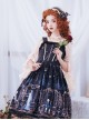 Astrology College Series Printing  JSK Classic Lolita Sling Dress