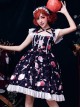 Apples Paradise Series Cute Printing Sweet Lolita Sling Dress