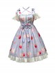 Apples Paradise Series Cute Printing Sweet Lolita Sling Dress