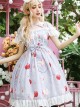 Apples Paradise Series Cute Printing Sweet Lolita Sling Dress