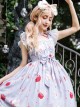 Apples Paradise Series Cute Printing Sweet Lolita Sling Dress