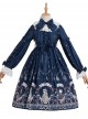 Magic Tea Party Rose Knight Series Classic Lolita Long Sleeve Dress