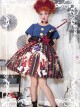 Circus Rabbit Series OP Bowknot Sweet Lolita Short Sleeve Dress