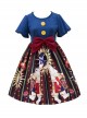 Circus Rabbit Series OP Bowknot Sweet Lolita Short Sleeve Dress