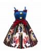 Circus Rabbit Series JSK Bowknot Retro Sweet Lolita Sling Dress