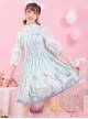 Daisy Series JSK Printing Bowknot Sweet Lolita Sling Dress