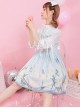 Daisy Series JSK Printing Bowknot Sweet Lolita Sling Dress