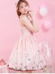 Daisy Series JSK Printing Bowknot Sweet Lolita Sling Dress