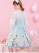 Daisy Series JSK Printing Bowknot Sweet Lolita Sling Dress