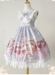Lunch Tea Rabbit Series JSK Small High Waist Sweet Lolita Sling Dress
