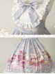 Lunch Tea Rabbit Series JSK Small High Waist Sweet Lolita Sling Dress