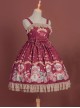 Gift Box Bear Series JSK Bowknot Ruffle Sweet Lolita Sling Dress