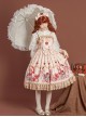 Gift Box Bear Series JSK Bowknot Ruffle Sweet Lolita Sling Dress