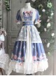 The Poetry Of Roses Series Elegant Classic Lolita Short Sleeves Long Dress