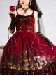 Decaying Forest Series JSK Retro Gothic Lolita Sling Dress