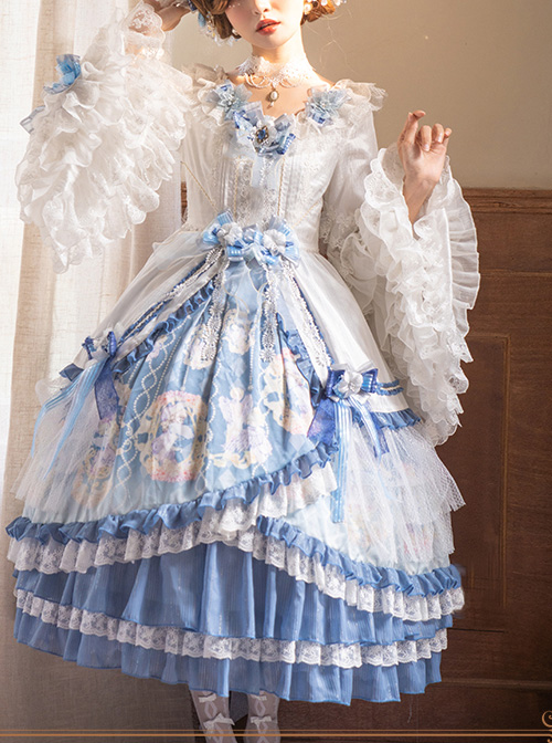 Vivienne Series Elegant Gorgeous Tea Party Style Classic Lolita Dress